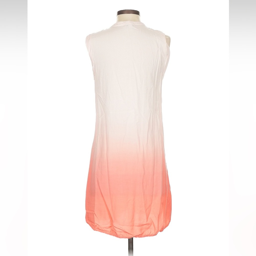Splendid White to Coral Ombre Mini Dress - Picture 2 of 9